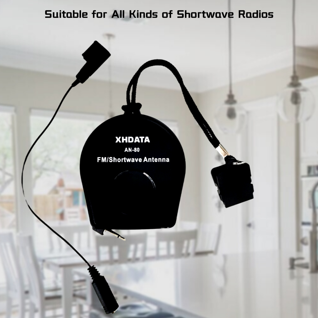 Amazon.co.jp: XHDATA AN-80は短波アンテナ、FM SW外付けアンテナで