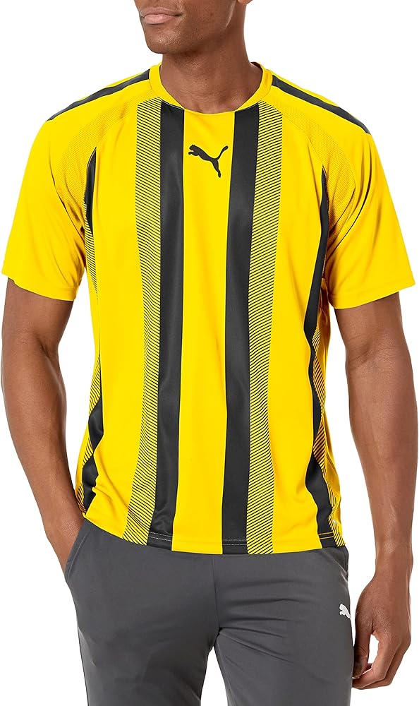 Amazon.com: PUMA mens Teamliga Jersey T Shirt, Cyber Yellow/Black