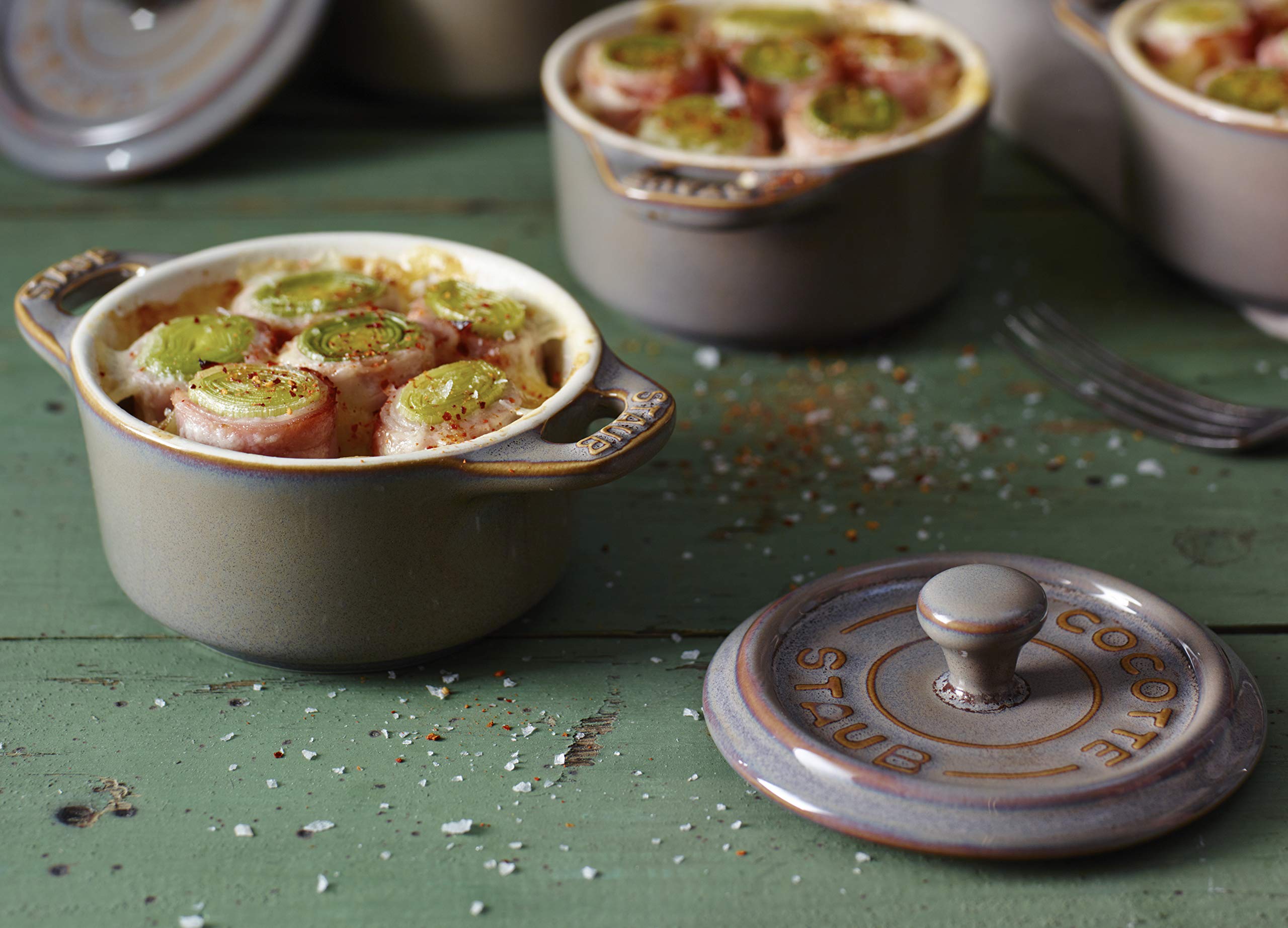 Amazon | ピコ・ココット 10 cm, ラウンド, アンティークグレー