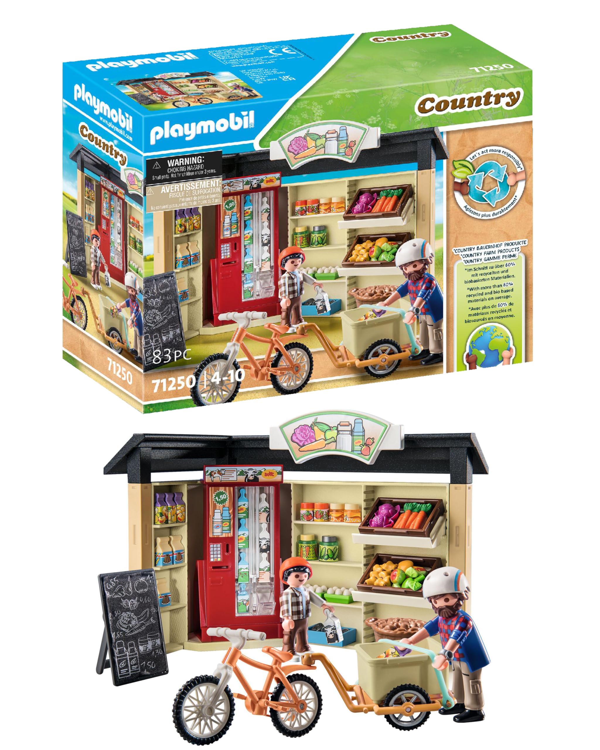 Playmobil 71250 Country Çiftlik Dükkanı, çiftlik hayvanı oyun