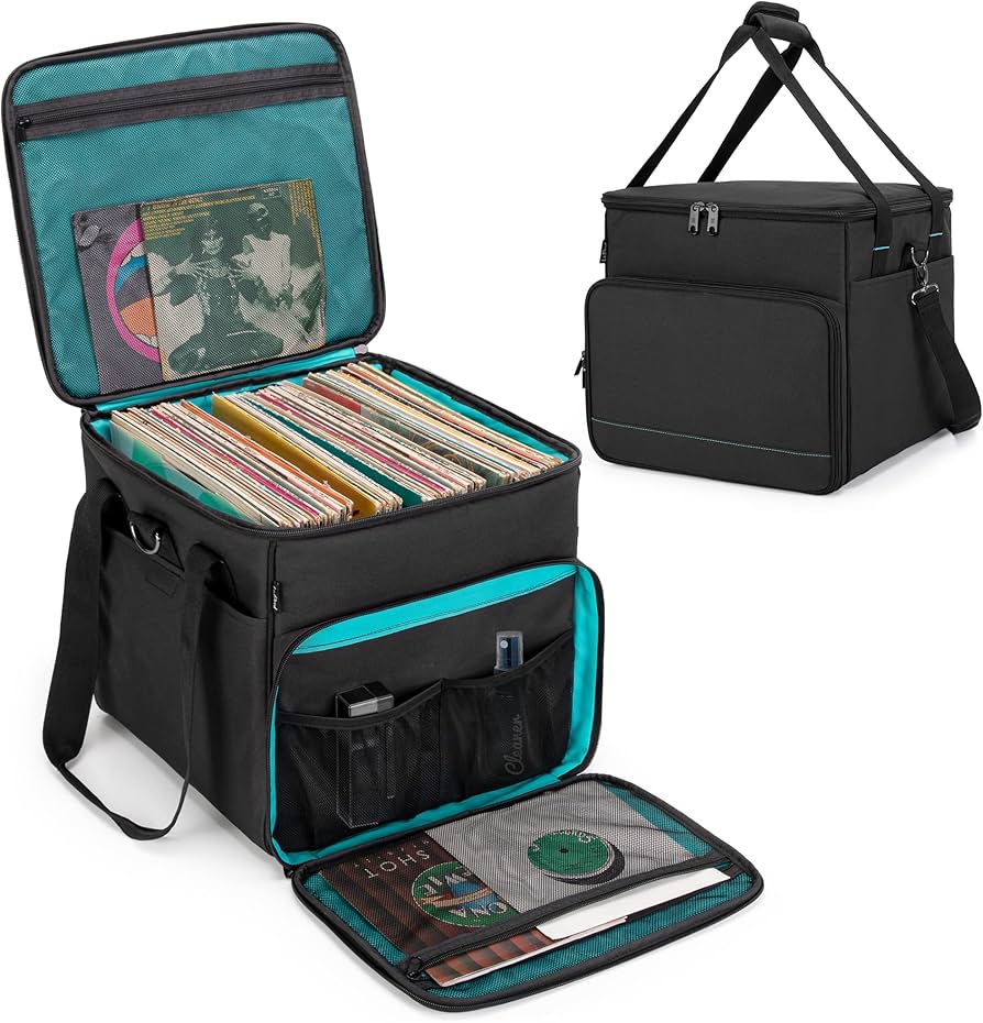Amazon | LoDrid レコードバッグ 最大60枚 レコードケース lp用