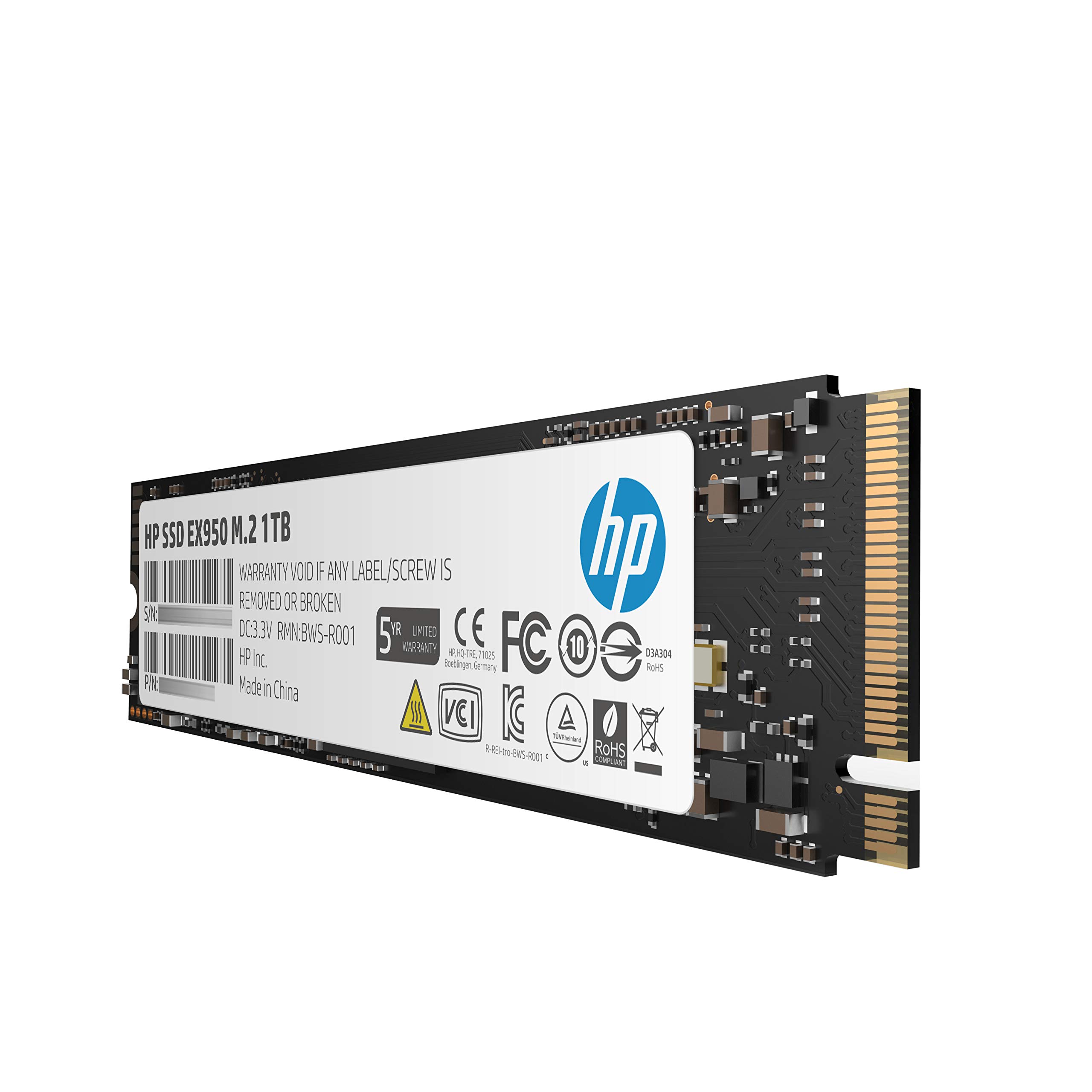 Amazon | HP 1TB SSD M.2 EX950シリーズ PCIe Gen3(8Gb/s)x4, NVMe1.3