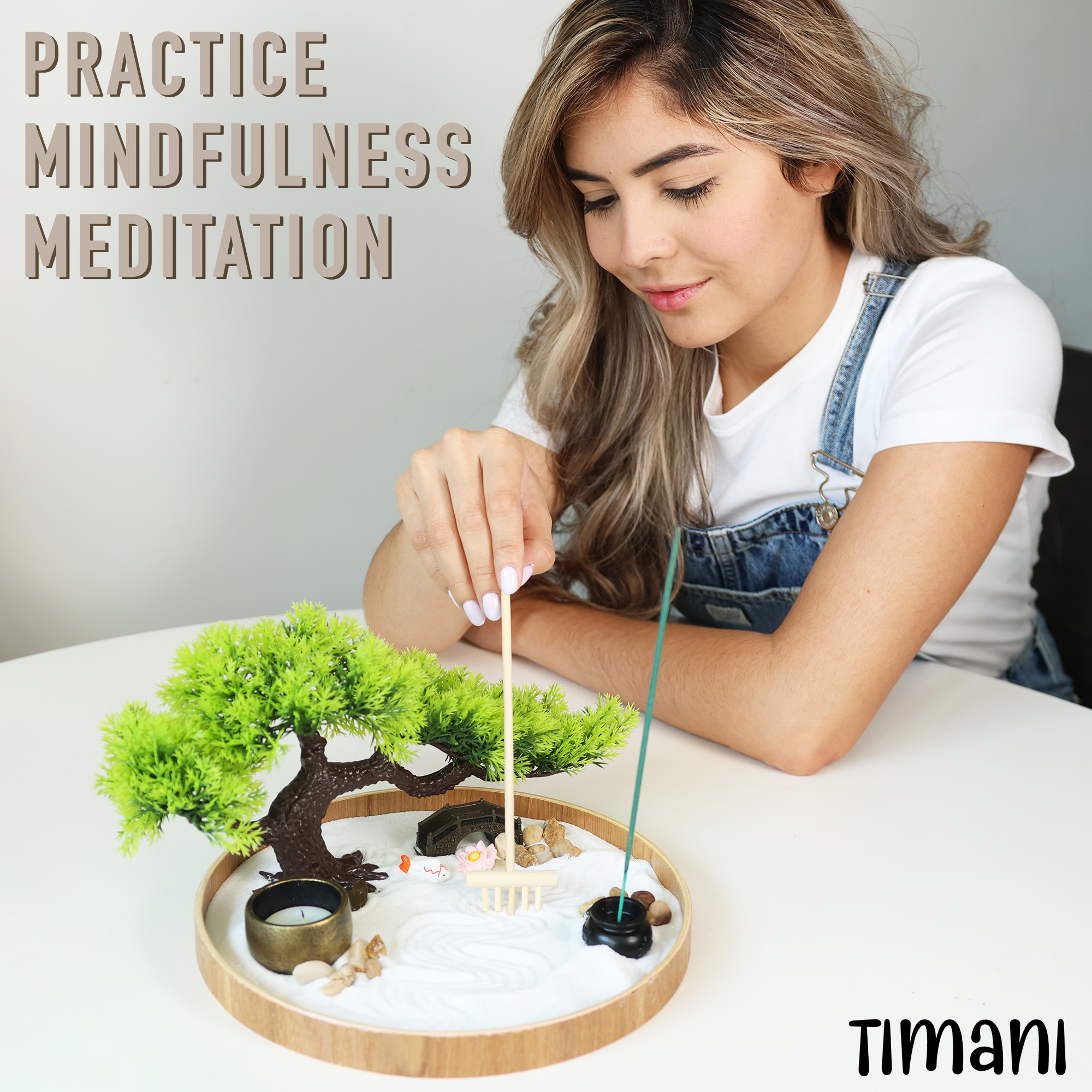 Amazon.com: Timani Japanese Zen Garden for Desk - Zen Garden Sand