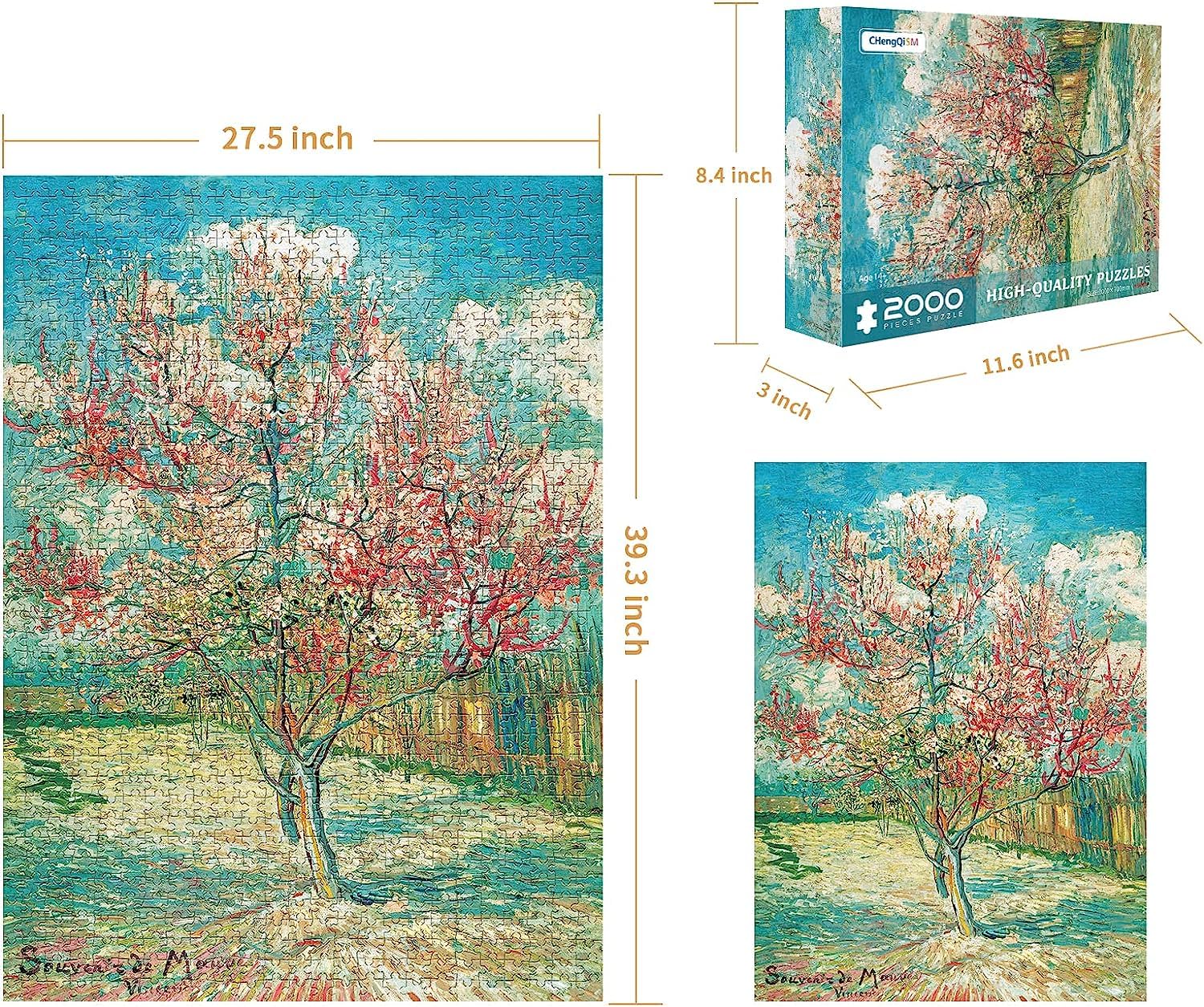 ゆきまま】2014ピース 花鳥の四季&夕霧 2000ピース パズル ゆきまま様