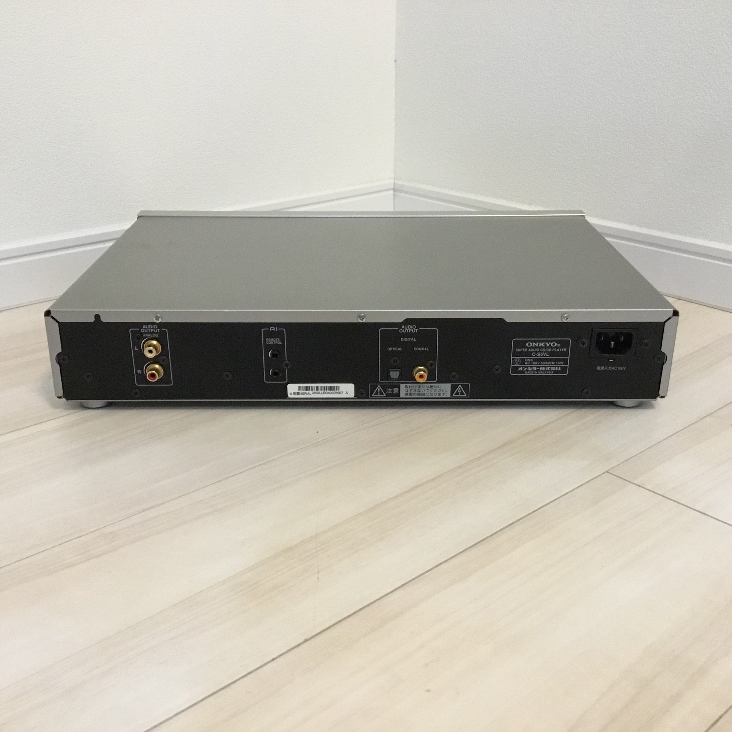 Amazon.co.jp: ONKYO スーパーオーディオCD/CDプレーヤー C-S5VL(S