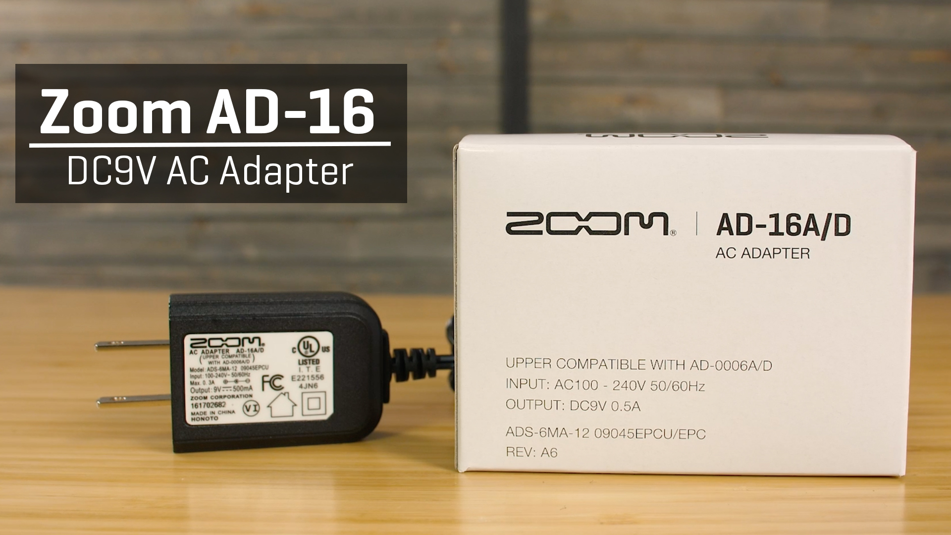 Amazon.com: Zoom AD-16 AC Adapter, 9V AC Power Adapter Designed