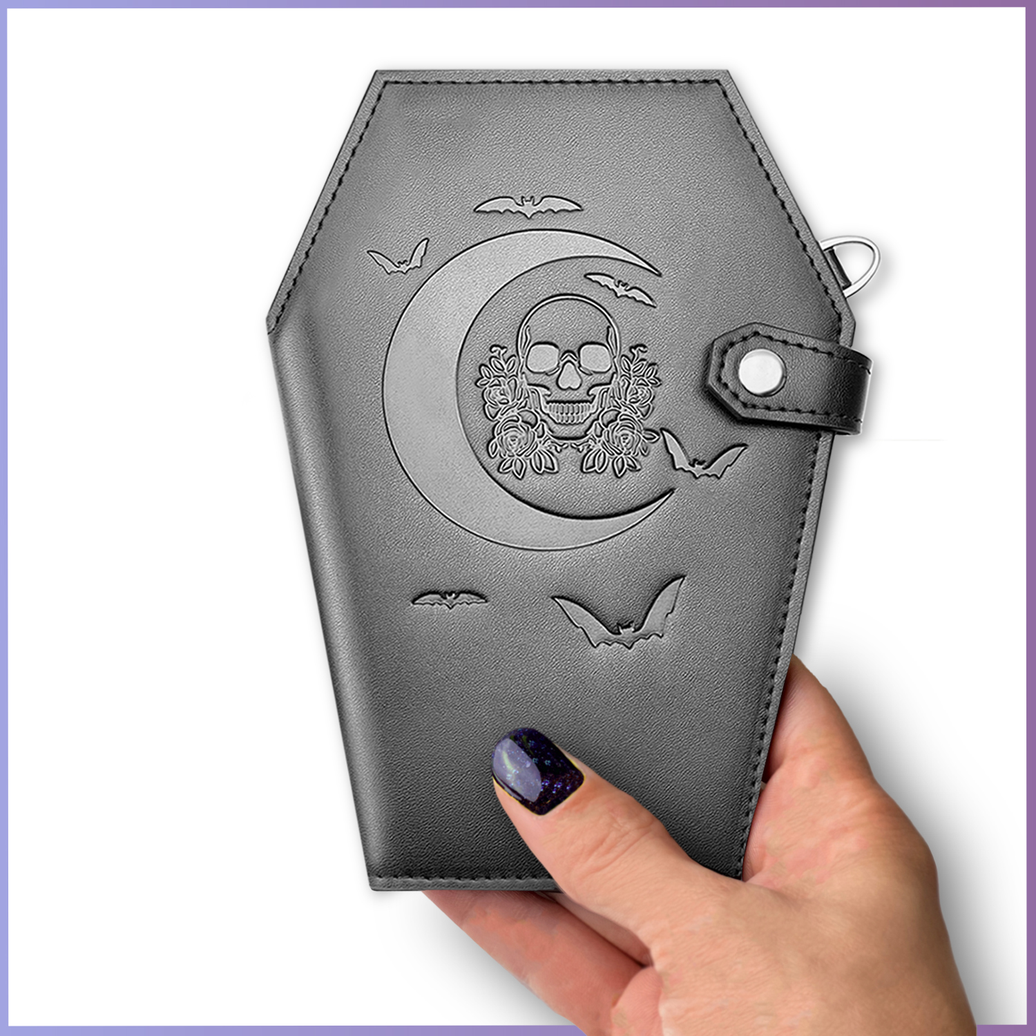 Amazon.com: Lazy Skull Large Coffin Wallet – Horror Coffin Purse