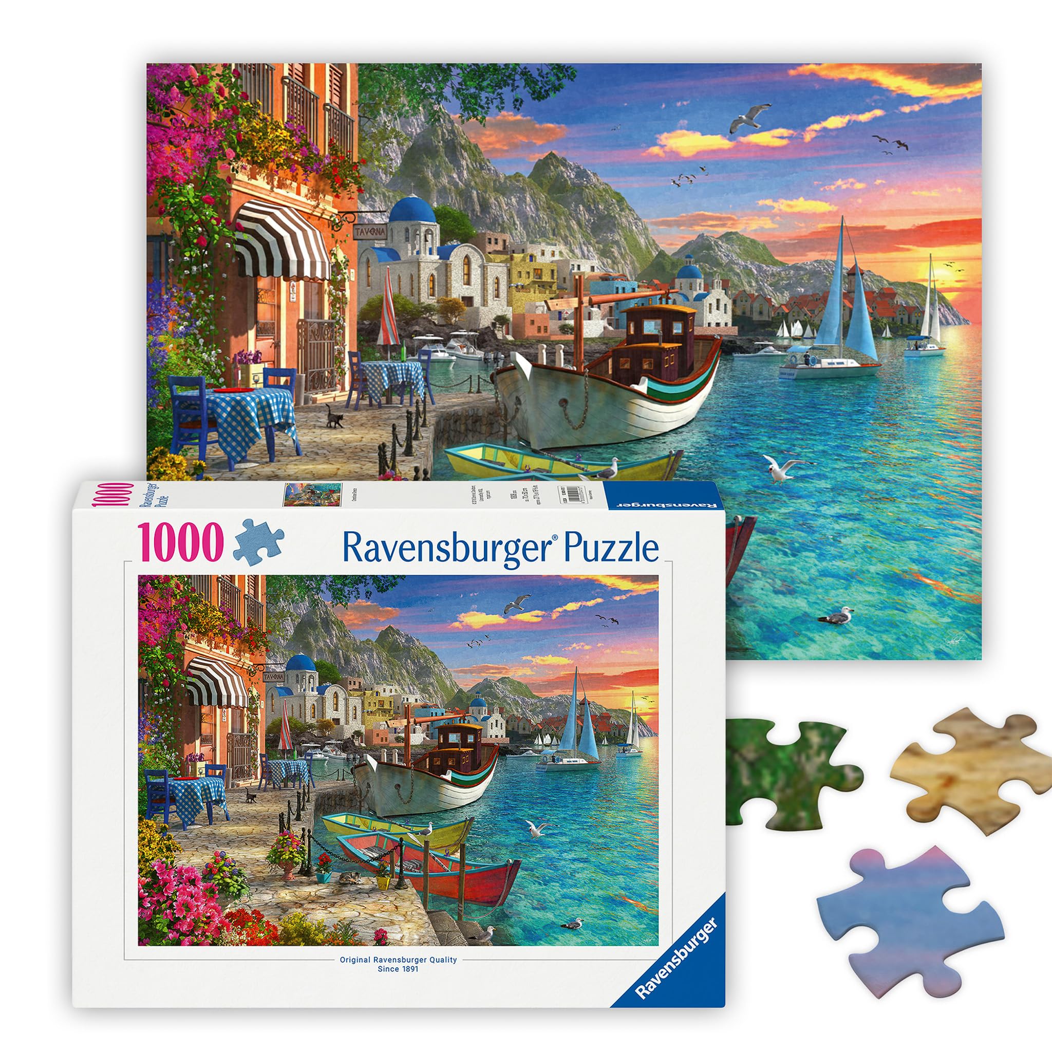 Amazon.com: Ravensburger - Grandiose Greece - 1000 Piece Jigsaw