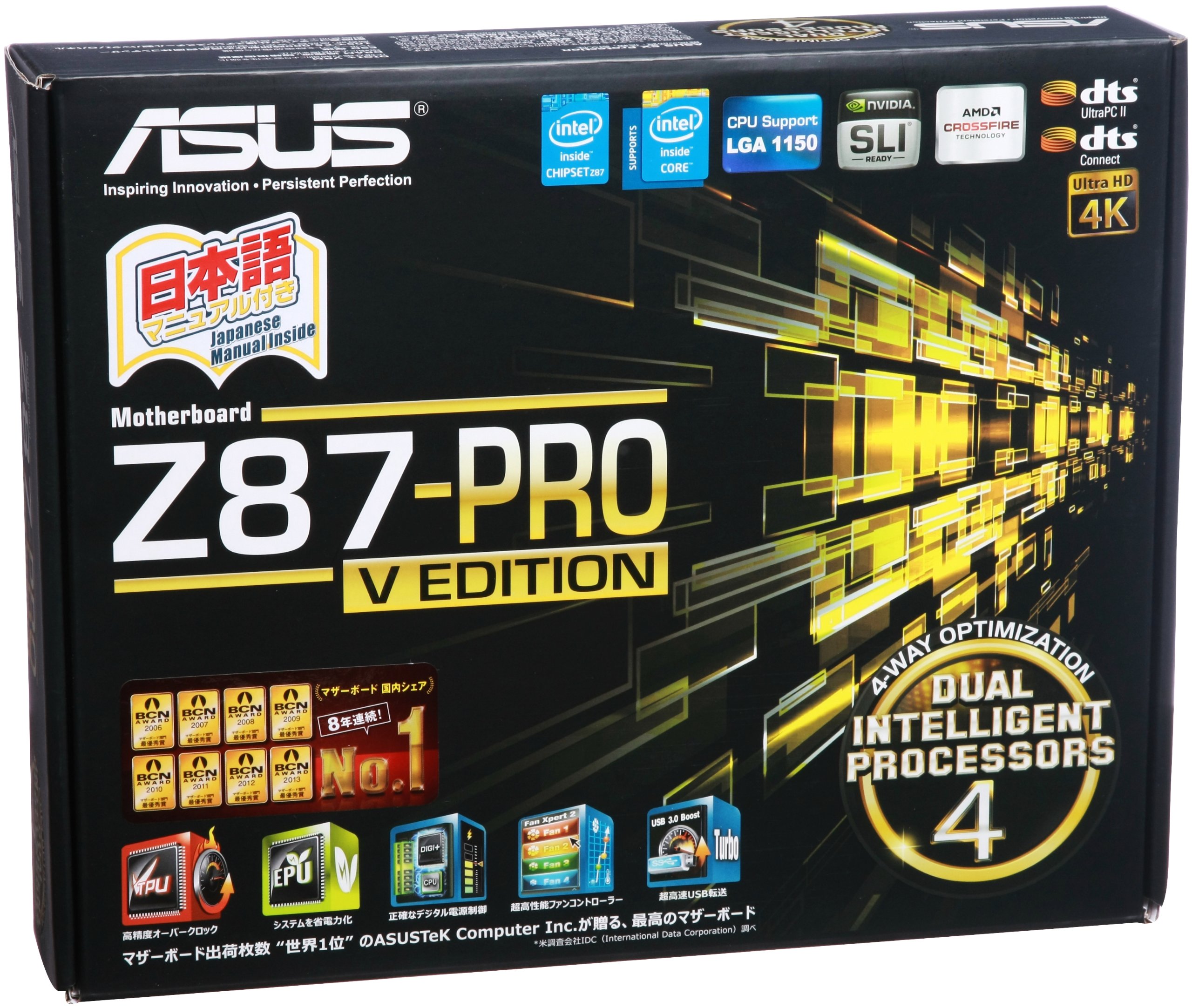 Amazon | ASUSTeK Intel Z87チップセット搭載マザーボード Z87-PRO(V
