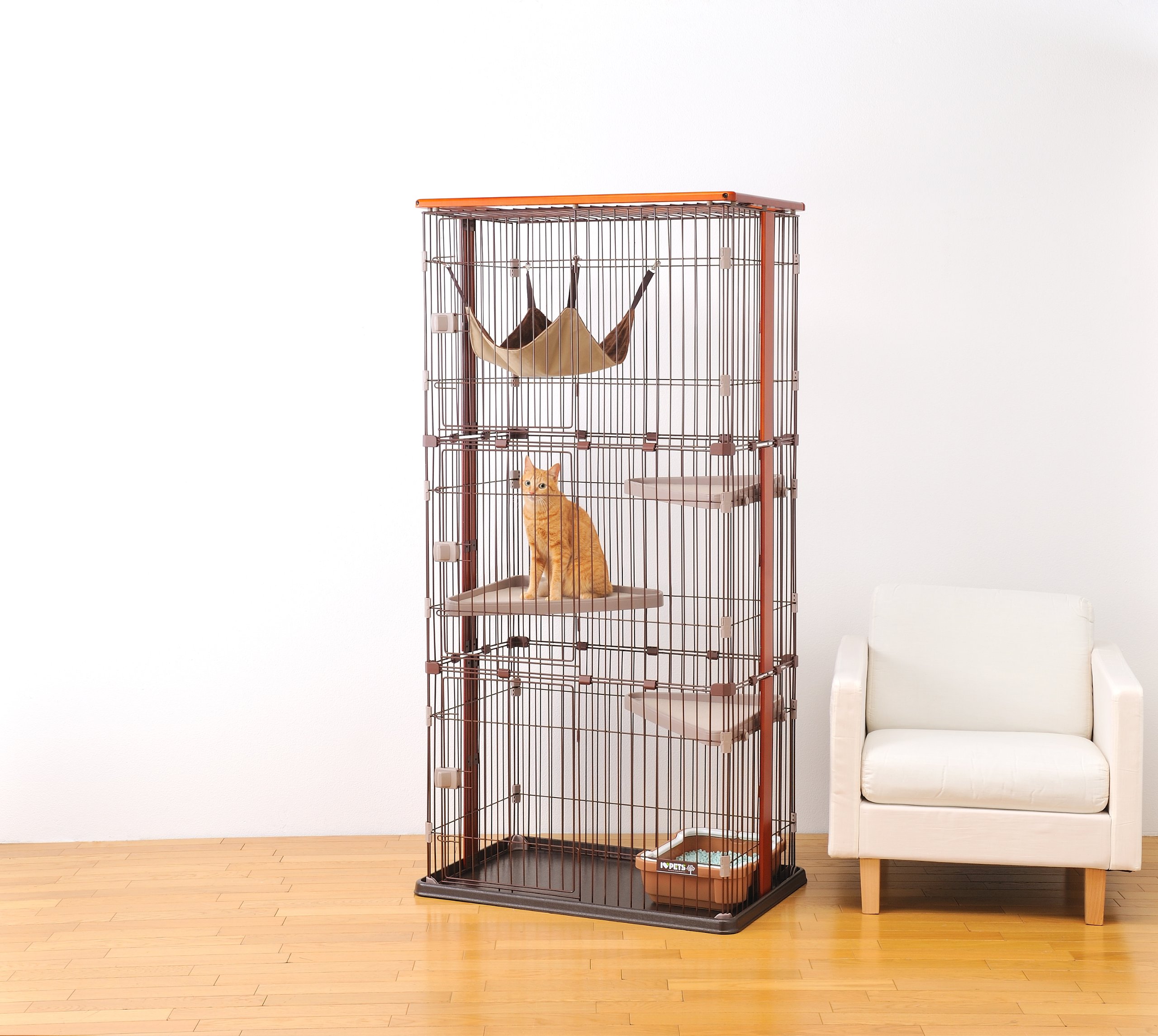 Amazon.co.jp: ボンビアルコン (Bonbi) ウッドワンサークル キャット 3