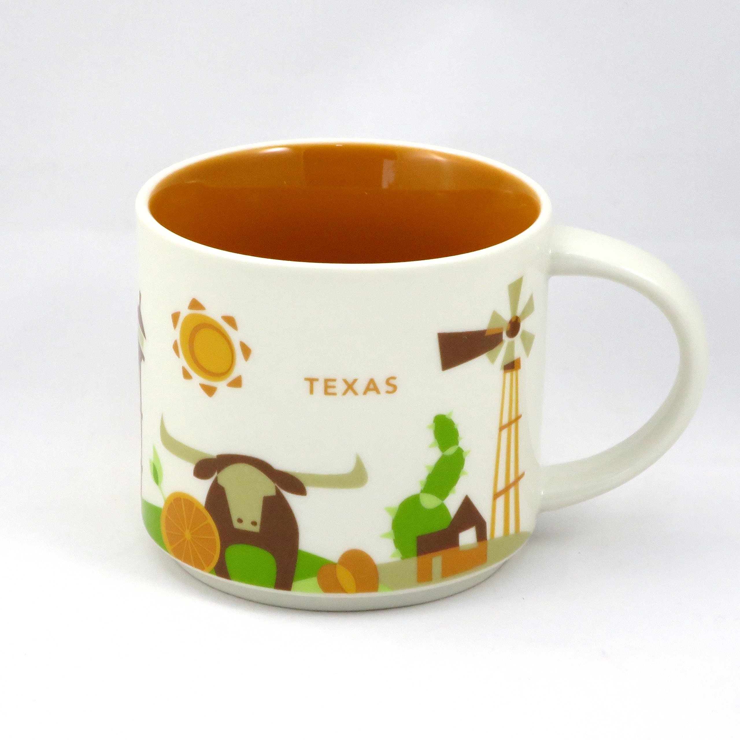 Amazon.com: Starbucks You Are Here-Texas Mug : Home & Kitchen