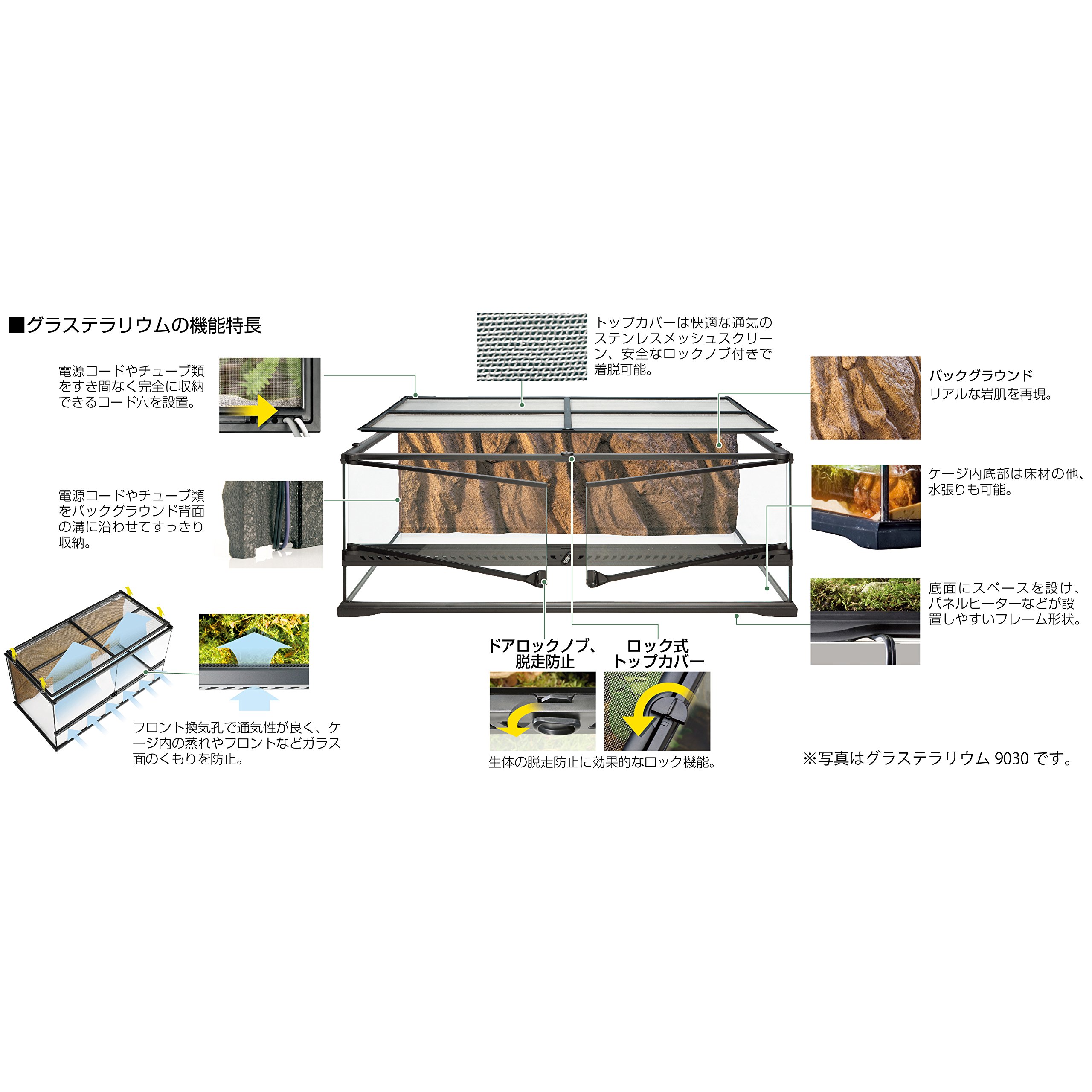 Amazon | エキゾテラ GEX EXOTERRA グラステラリウム 6045 PT2610