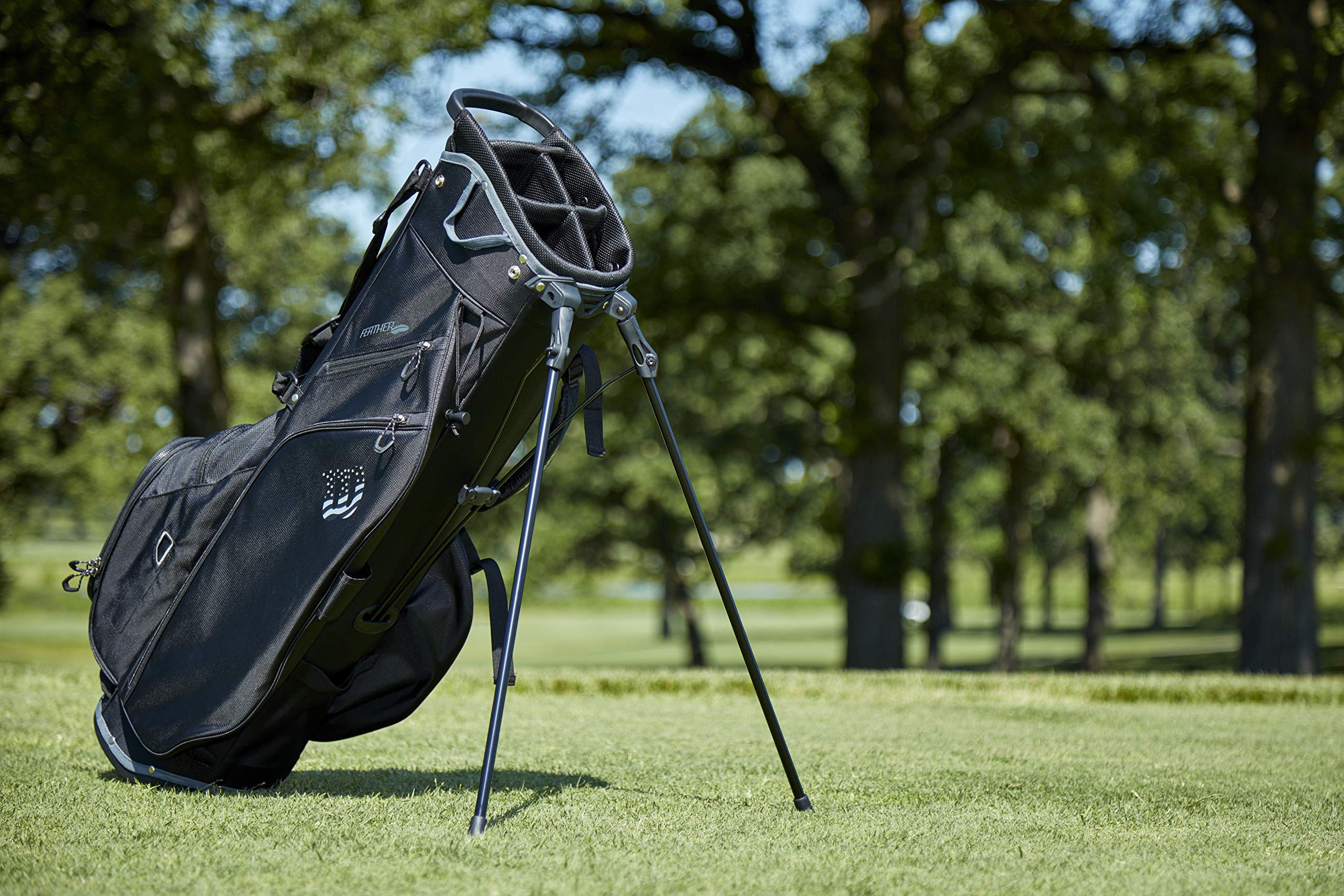 Amazon | Wilson Staff フェザーキャリー ゴルフバッグ ブラック