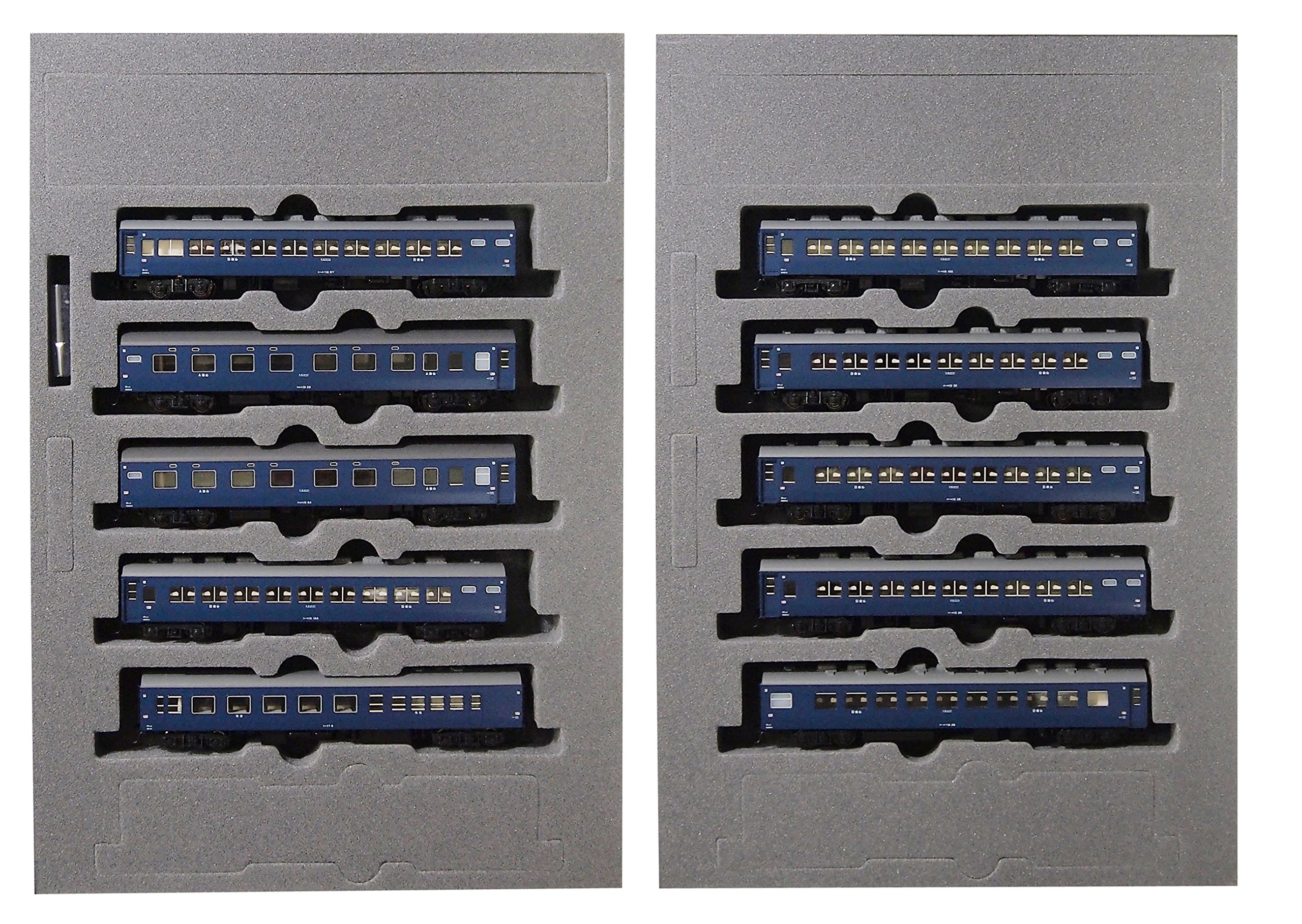 Amazon.co.jp: KATO Nゲージ 10系 寝台急行 安芸 10両セット 10-1301