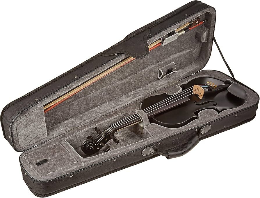 Amazon | Hallstatt ハルシュタット ヴァイオリン サテンブラック V-12