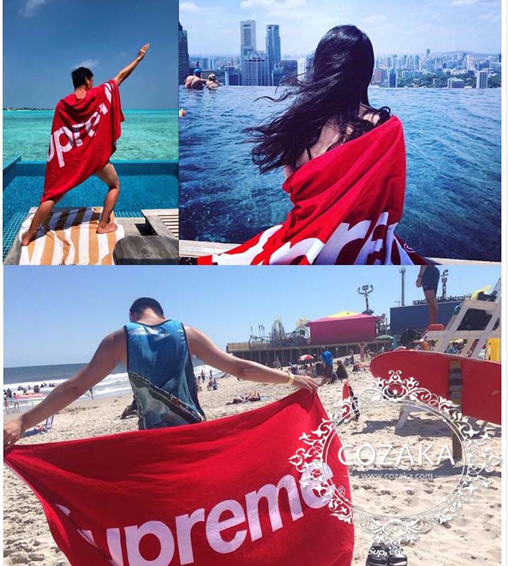 supreme beach towel シュプリーム ビーチタオル supreme バスタオル