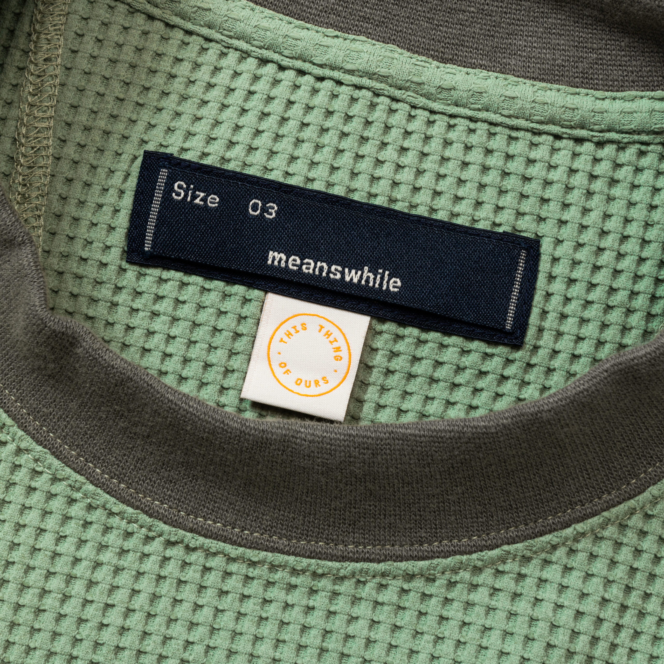 Waffle S/S Tee×TTOO(Green) ｜Featured Brands｜SOLOTEX® Special website