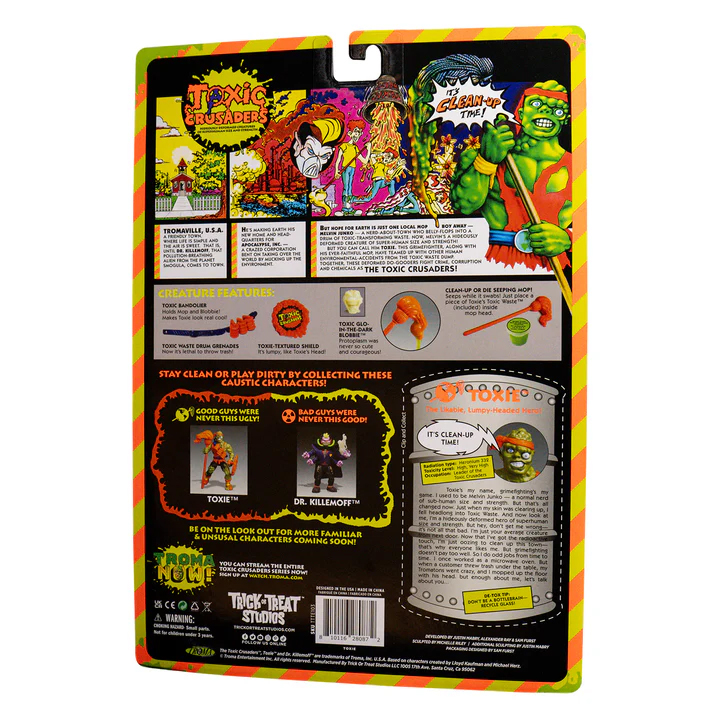 再入荷】悪魔の毒々モンスター 毒々あにめいしょん/ トキシー 5インチ