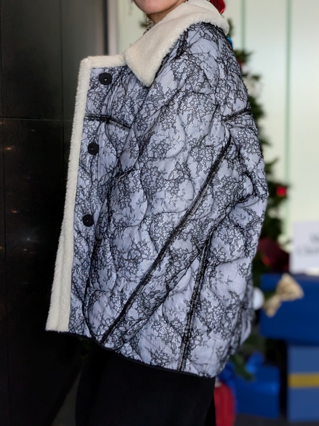 N°21 Numero ventuno】ヌメロヴェントゥーノ レースキルティングコート