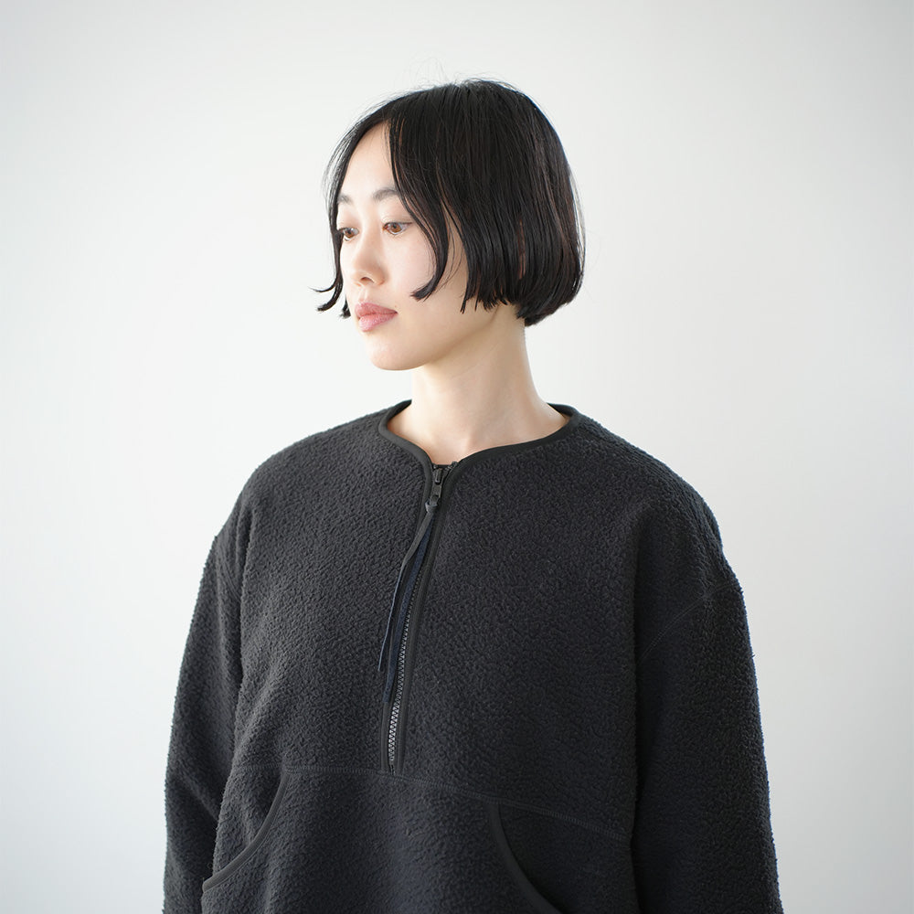 BOA FREECE PULL OVER【BLACK】 – MANON ONLINESTORE