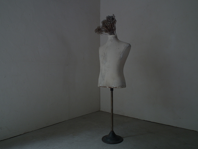 Z00504 アンティーク ADM 鉄脚 石膏 古いメンズトルソー | MANSIKKA