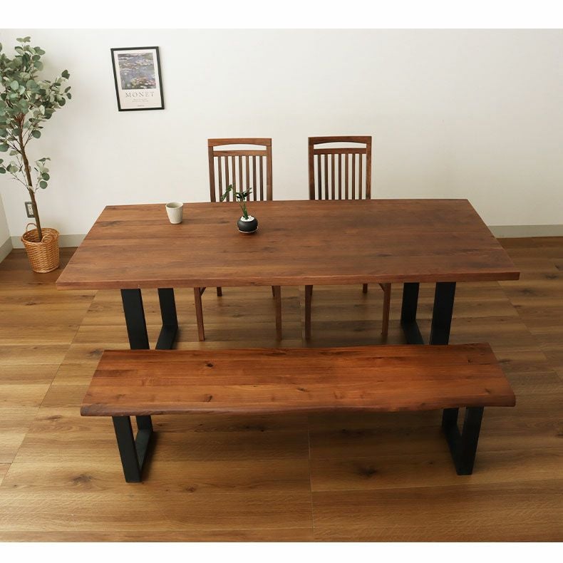 幅160cm ダイニングテーブル（ストレート天板ラバー脚