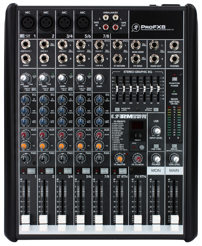 ProFX8｜ProFX Series｜Digital Recording｜Mackie Japan