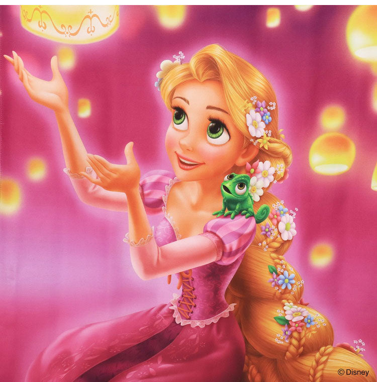 Disney】ディズニー 遮光カーテン 幅100x135cm丈 2枚組 ラプンツェル