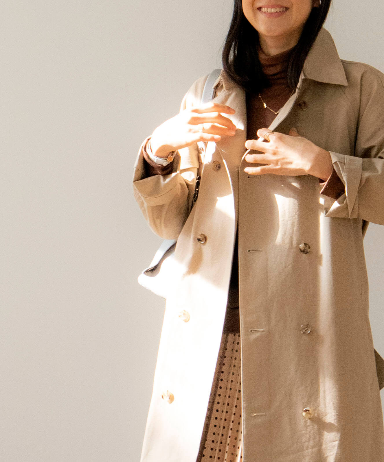 トレンチエッグ」「trench egg」soutiencollar（ステンカラー