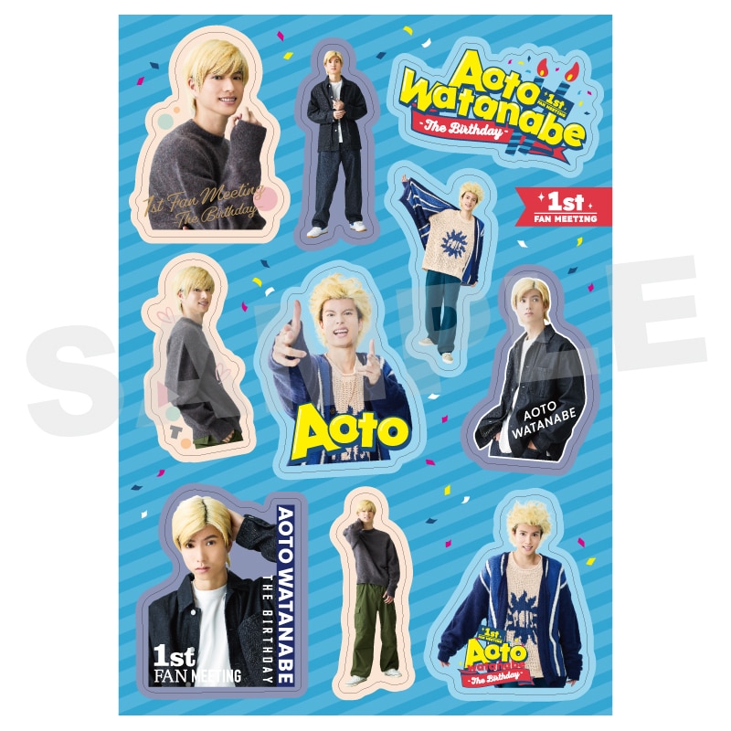 渡辺碧斗 グッズ第1弾 アクリルスタンドABCセット 渡辺碧斗｜MAILIVIS