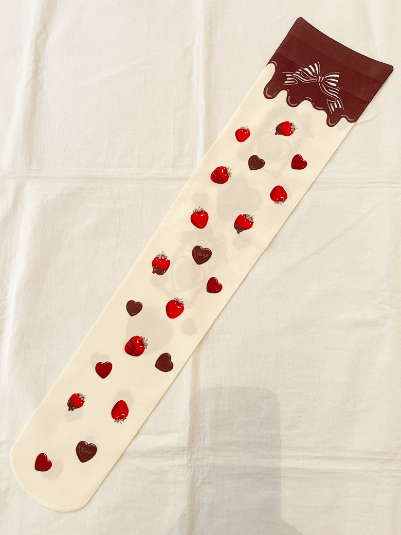 BABY,THE STARS SHINE BRIGHT Strawberry Loves Chocolate 柄オーバー