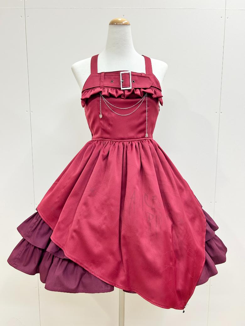 ALICE and the PIRATES 蜘蛛の巣おばけプリントジャンパースカート