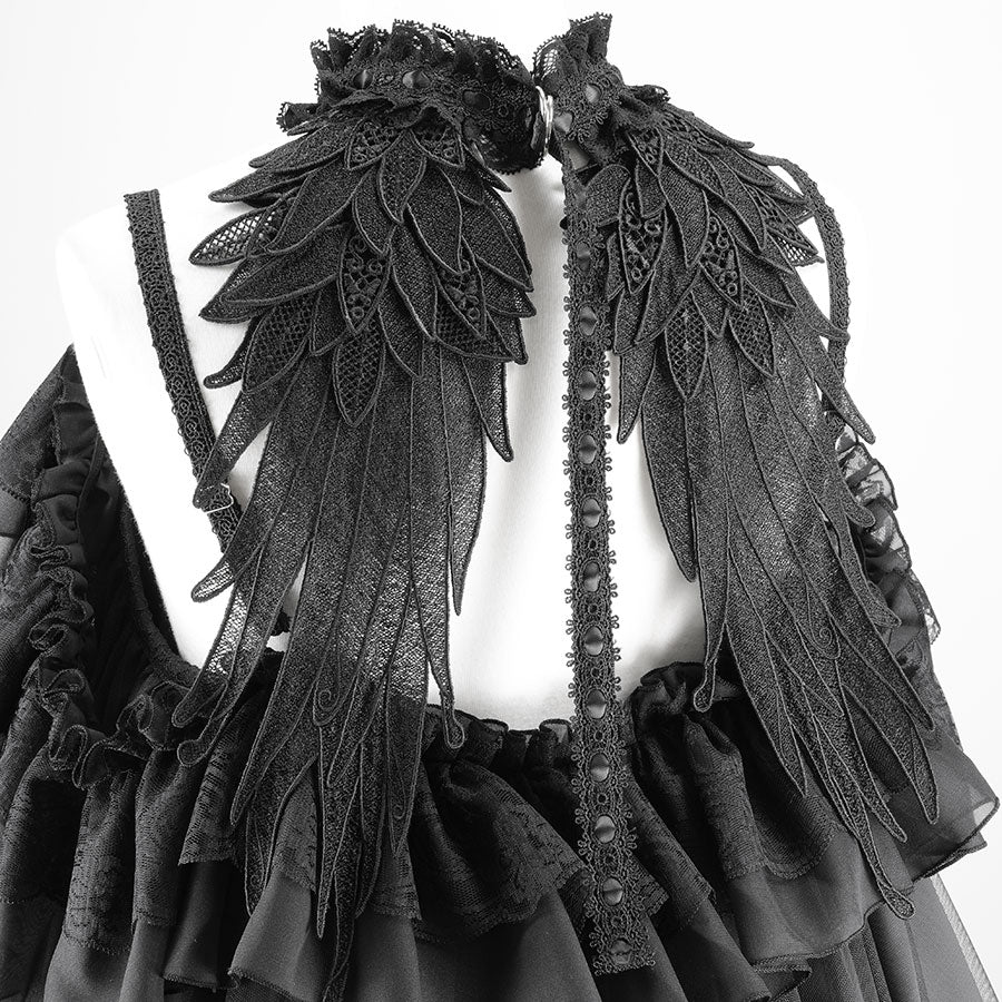 MINI DEVIL ANGEL WING DRESS (BLACK) – MAJOH