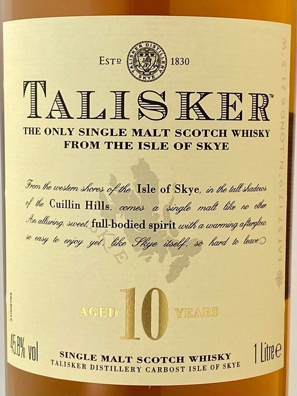 タリスカー 10年 （1000ml） ※旧々ラベル 箱無し