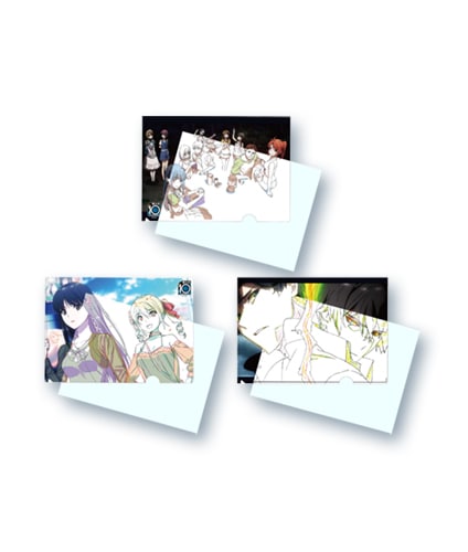 魔法科高校の劣等生 10周年記念 原画クリアファイル≪Aセット