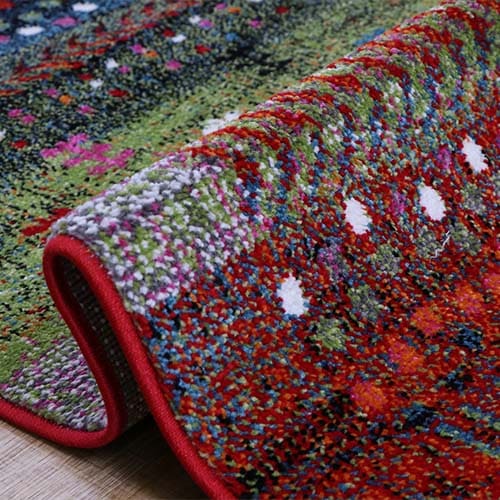 EC限定】マット ウィルトン ギャッベ柄が特徴の輸入柄物玄関マット