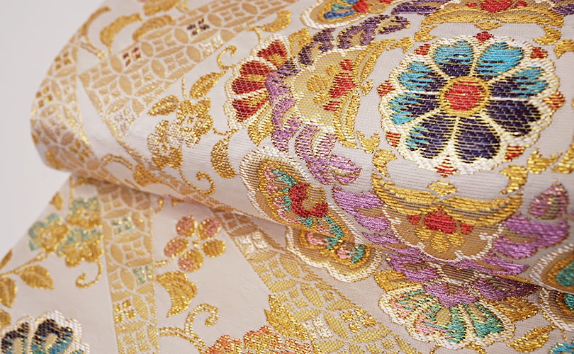 正絹袋帯 西陣織 袋帯 （株）辻梅 松園 京西陣 | 袋帯 | 京都西陣 帯の