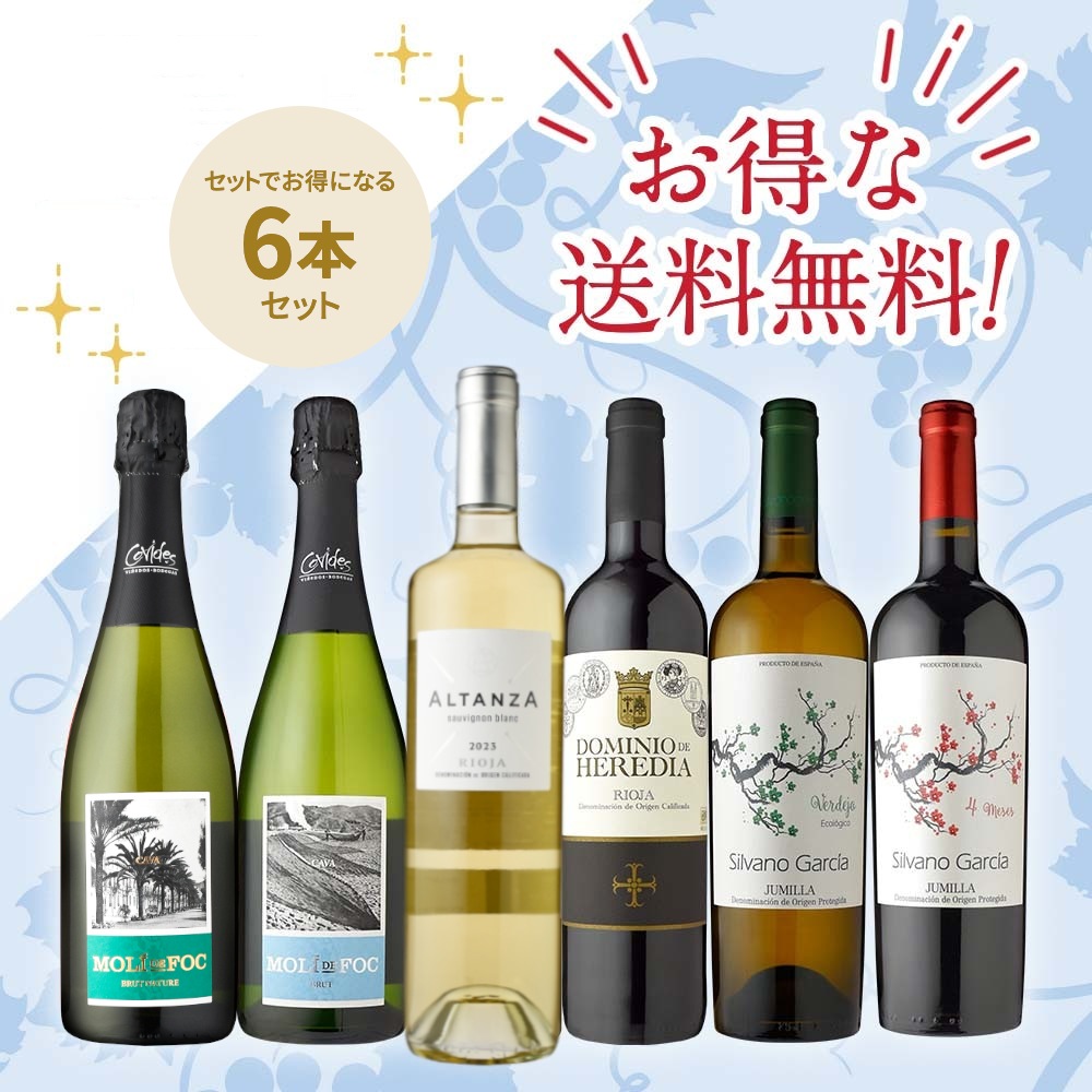 情熱のスペインワイン6本セット | ワイン,ワインセット | 信濃屋の