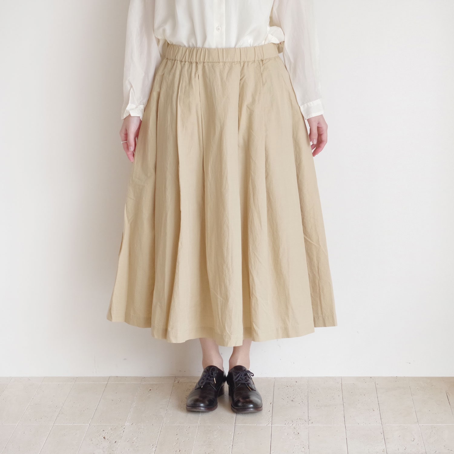 CASEY CASEY ケイシーケイシー : BOWLING SKIRT コットンリネン