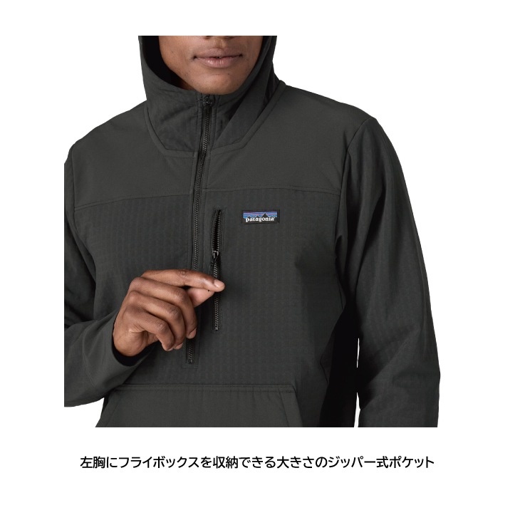 Patagonia R2 テックフェイス プルオーバー BLACK XL 新品 Men's R2 TechFace Pullover - Black <br><font size=