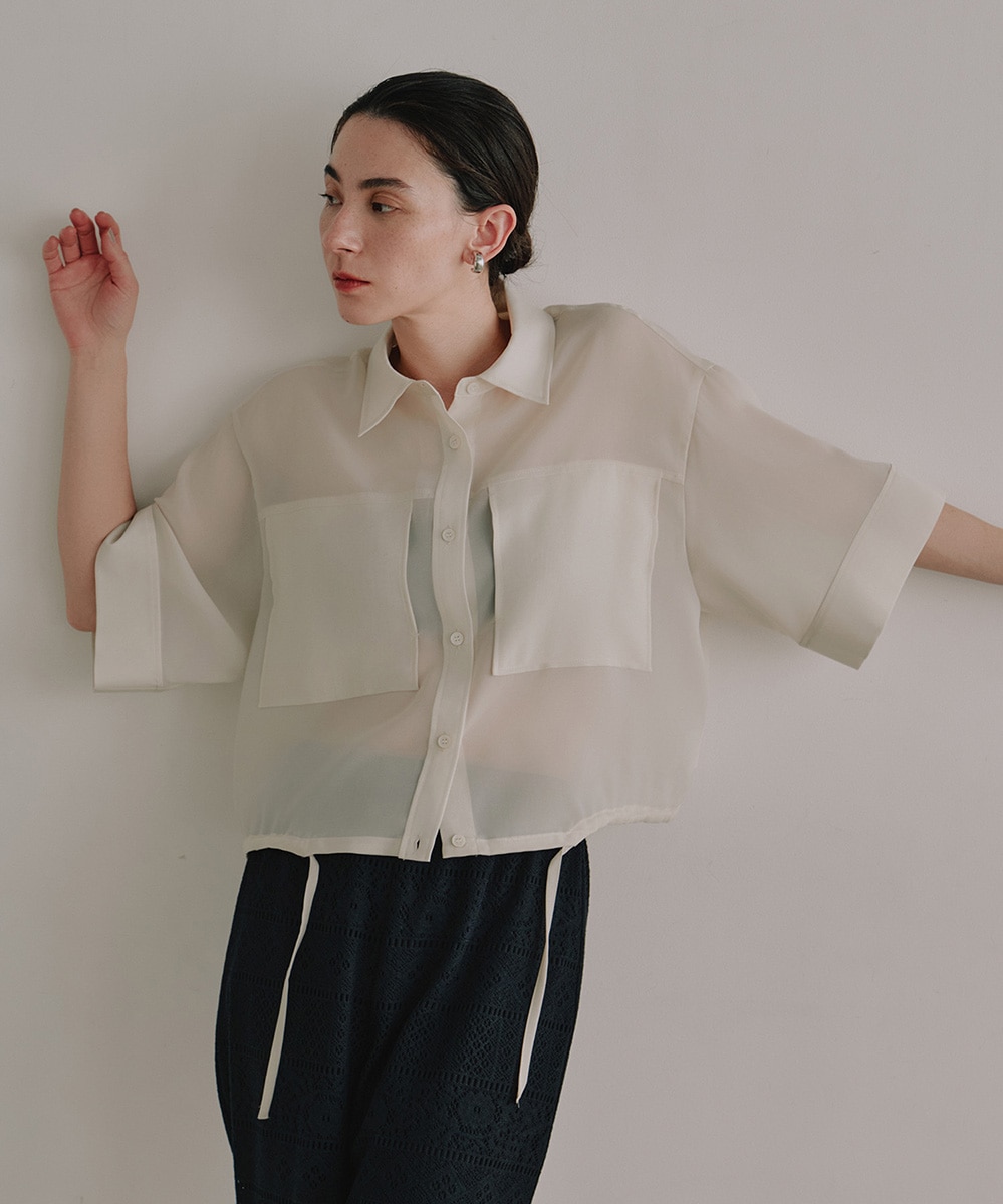 シアークロップドシャツ | Shirt/blouse | TENTO online store（テント