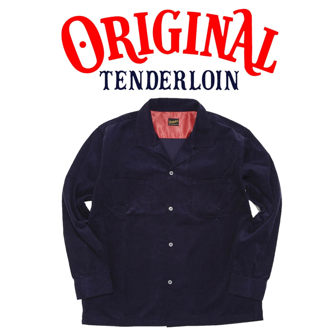TENDERLOIN CORDUROY SHIRTS DARK NAVY | SHIRT | TENDERLOIN