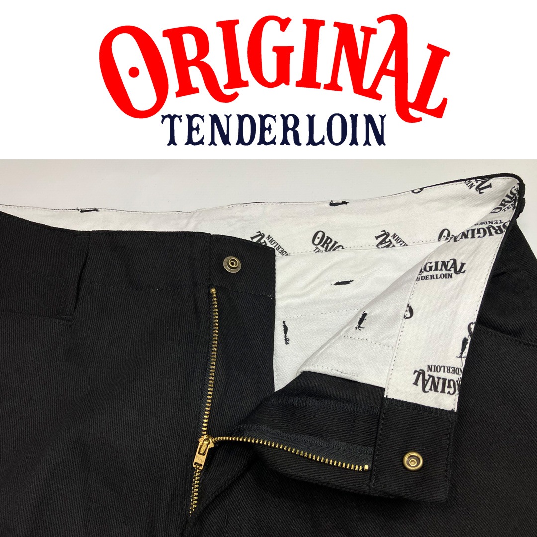 TENDERLOIN WORK PANTS BLACK | PANTS | TENDERLOIN テンダーロイン