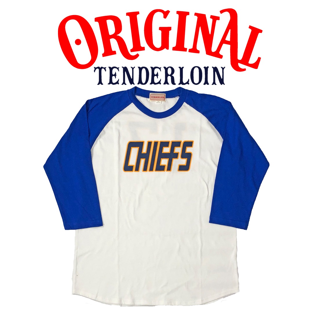 TENDERLOIN CHIEFS 17 3/4 SLEEVE T-SHIRTS 5.6oz PREMIUM COTTON 100