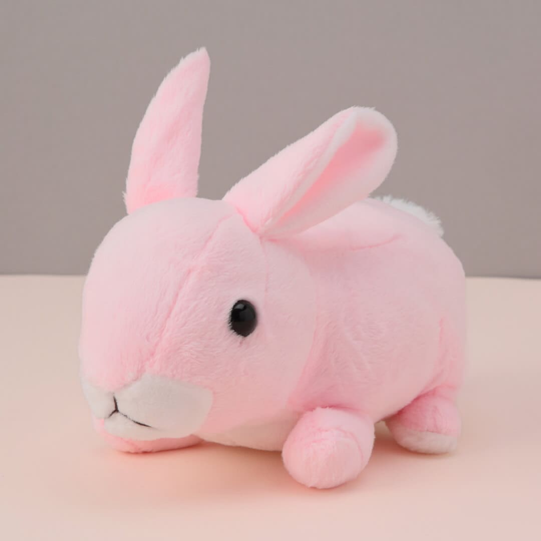 もちもちうさぎピンク | ぬいぐるみ | てんのうじどうぶつえん - 通販