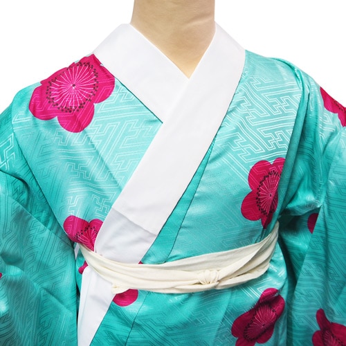 洗える振袖長襦袢_水色梅 | 着物,長襦袢,振袖長襦袢 | 「蝶々堂」呉服