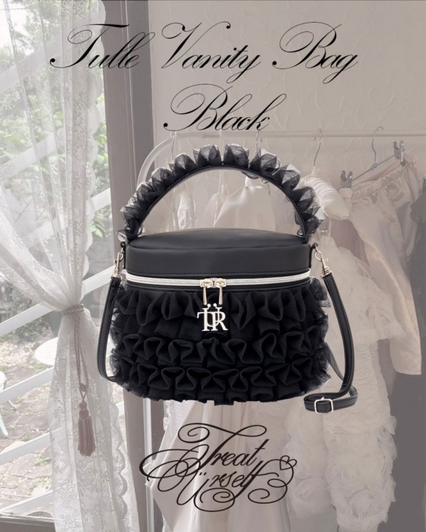 Treat Ürself Tulle Vanity Bag Book Black | 商品カテゴリ一覧,宝島社