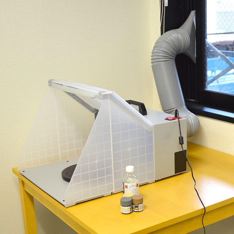 LEDライト付パワフルファン塗装ブース | 【公式】サンコー通販サイト