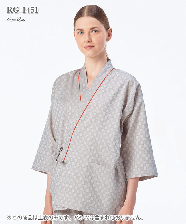男女兼用患者衣パジャマ型上衣[ナガイレーベン製品] RG-1456｜THS-白衣