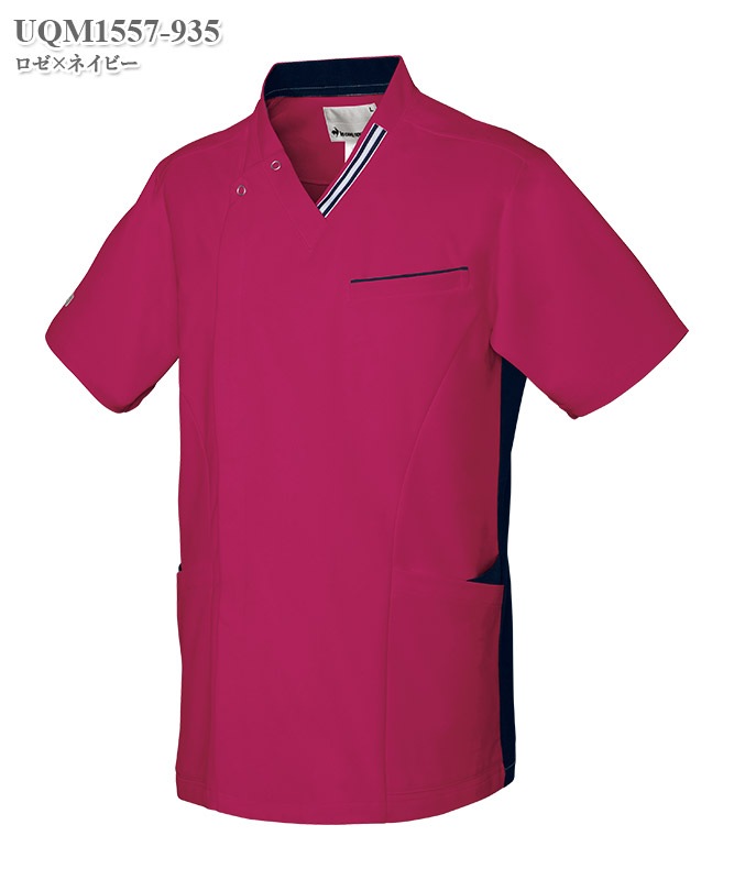 ルコックスポルティフユニセックスVネックスクラブ半袖[明石S.U.C.製品